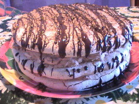 Lískooříšková sněhová věž